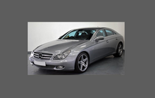 Mercedes-Benz CLS Class (W219) 2004-2010, Front Bumper CLEAR Paint Protection