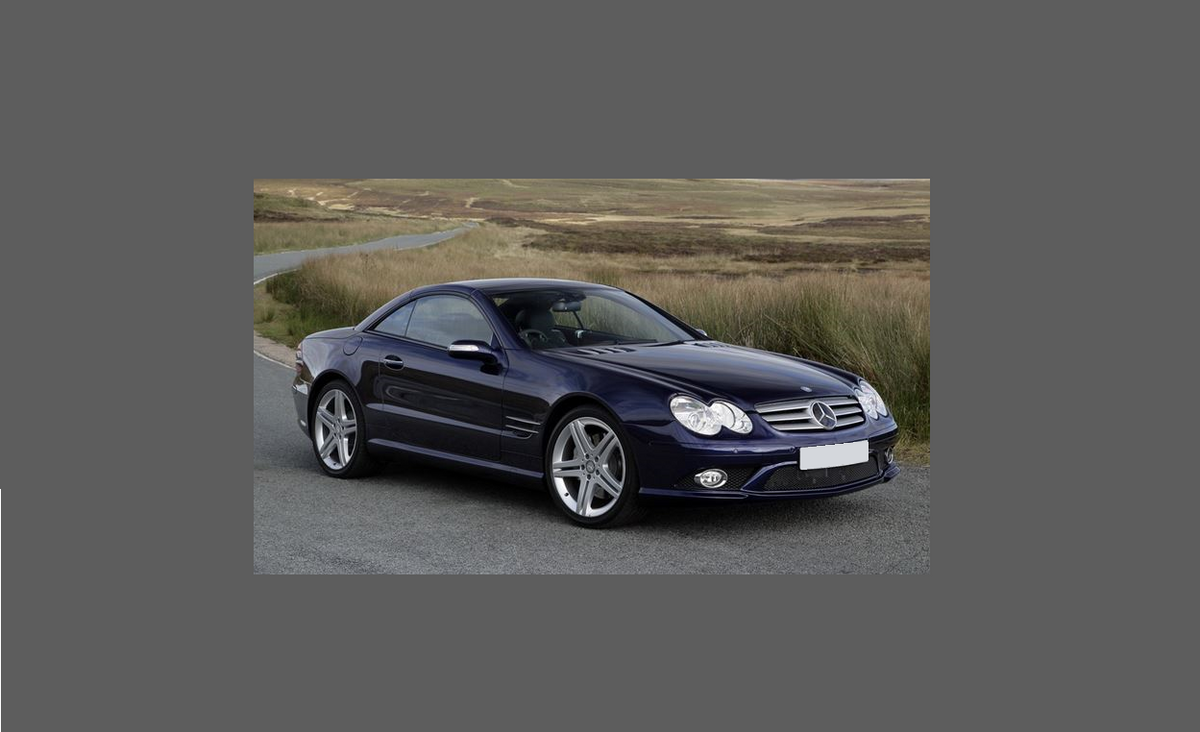 Mercedes-Benz SL Class (R230) Headlights CLEAR Stone Protection