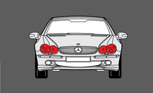 Mercedes-Benz SL Class (R230) Headlights CLEAR Stone Protection