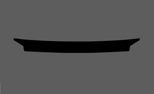 Mercedes-Benz E Class (W211) Rear Bumper Upper CLEAR Paint Protection