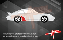 Porsche 911 Turbo S (993) 1997-1998 Rear QTR / Wing CLEAR Paint Protection CLASSIC