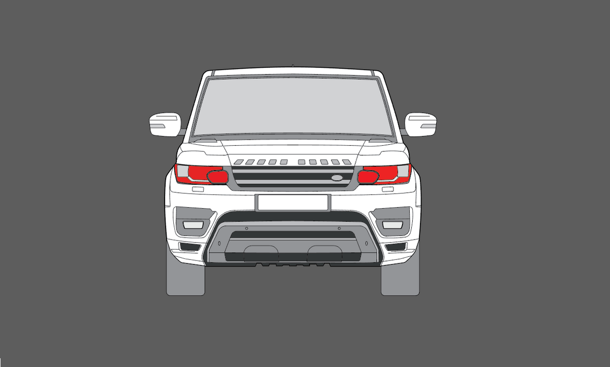 Land Rover Range Rover (4th Gen) 2013- Headlights CLEAR Stone Protection