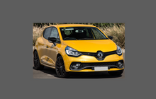 Renault Clio 2012-2019, Bonnet & Wings Front Sections CLEAR Stone Protection