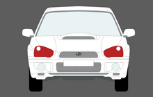 Subaru Impreza WRX 2002-2005, Headlights CLEAR Stone Protection