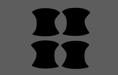 Subaru Impreza WRX STI 2015-2017 Door Handle Cups CLEAR Paint Protection