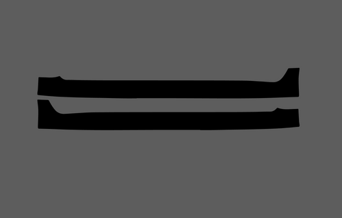 Subaru Impreza WRX STI 2015-2017 Side Skirt Trims CLEAR Paint Protection