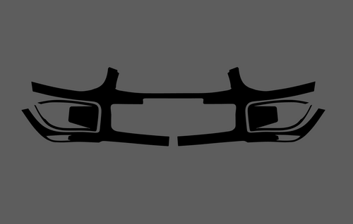Subaru Impreza WRX 2002-2005, Front Bumper CLEAR Paint Protection