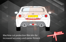 Toyota GT86 2012-2021, Rear Bumper Upper CLEAR Scratch Protection