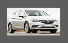 Vauxhall Astra (Type K) 2015-2021, Bonnet & Wings CLEAR Paint Protection
