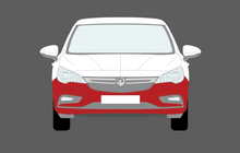 Vauxhall Astra (Type K) 2015-2021, Front Bumper CLEAR Paint Protection