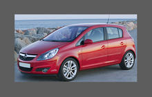 Vauxhall Corsa D 2006-2014, Rear QTR / Wing Arch CLEAR Paint Protection