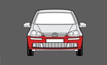Volkswagen Golf GTI (MK5) 2003-2009, Front Bumper CLEAR Paint Protection