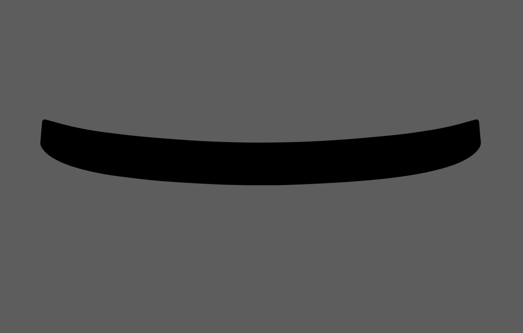 Volkswagen Golf MK6 (Type 5K) 2008-2013, Rear Bumper Upper CARBON Paint Protection