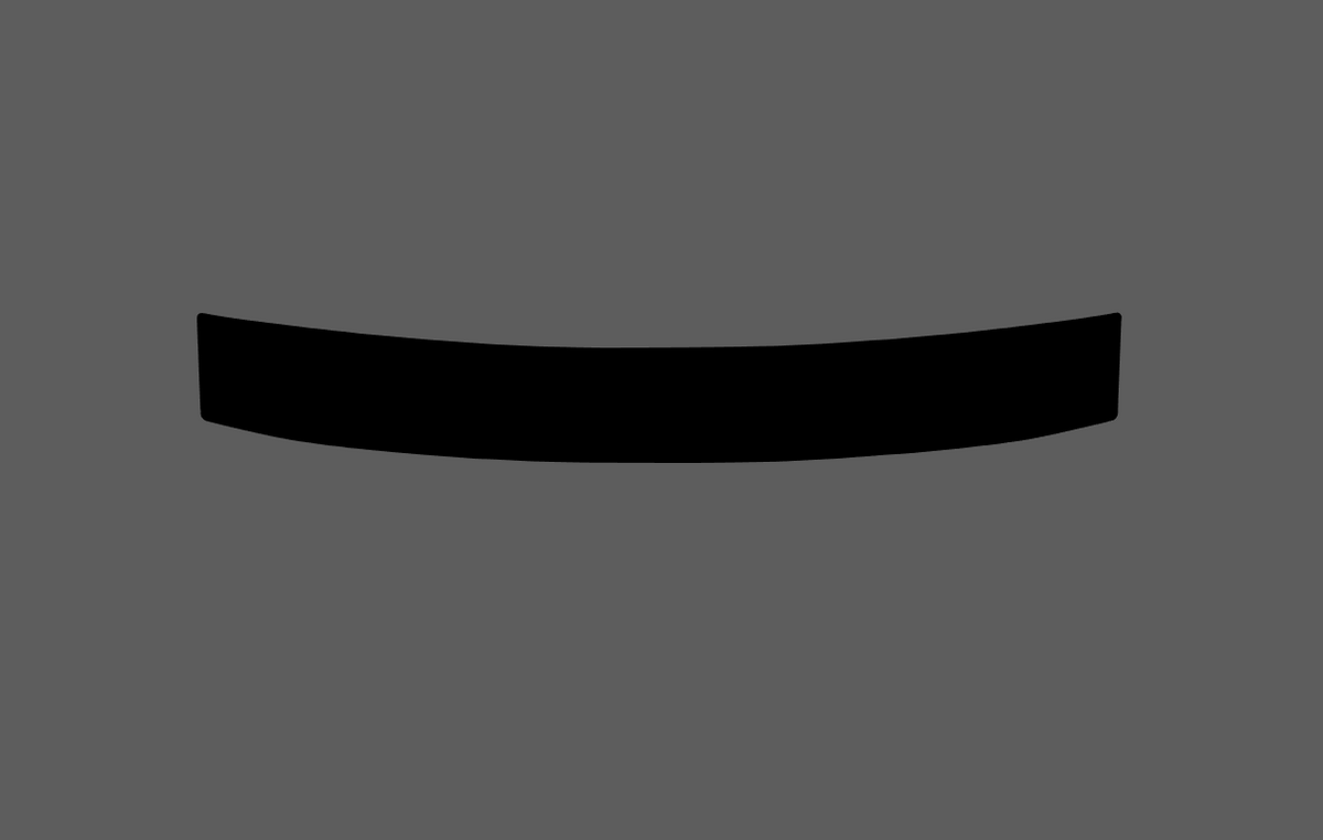 Volkswagen Passat (Type B7) 2010-2015, Rear Bumper BLACK Scratch Protection