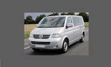Volkswagen Transporter / Caravelle (Type T5) 2002-2009, Rear Bumper Upper BLACK TEXTURED Paint Protection