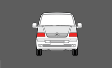 Volkswagen Transporter / Caravelle (Type T5) 2002-2009, Headlights CLEAR Stone Protection