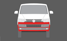 Volkswagen Transporter (Type T6) 2016-2019, Front Bumper (3 Piece) CLEAR Paint Protection