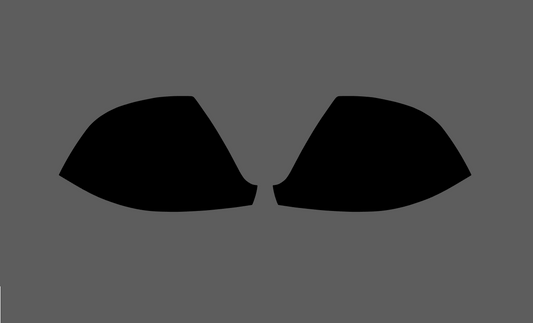 Volkswagen Transporter (Type T6) 2016-2019, Door Mirror Caps CLEAR Stone Protection